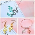 thumbnail image 5 of 30pcs 5 Colors Snake Charms Pendants Alloy Mixed Styles Snake Serpent Charms Craft Supplies for Halloween DIY Bracelets Necklaces Earrings Jewelry Making, 5 of 7