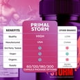 thumbnail image 4 of Primal Storm Advanced Formula Natural Supplement Pills for Max Strength PrimalStorm 60 Capsules, 4 of 8