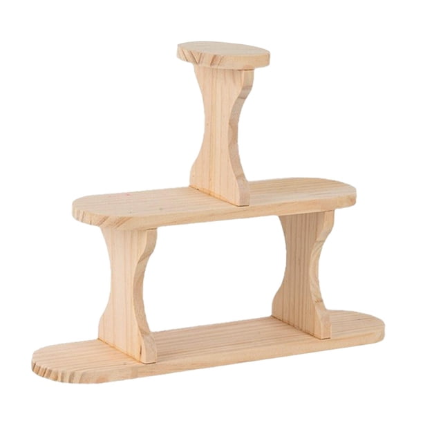 Soporte de exhibición multifuncional Soporte de madera para plantas de mesa Modelos de pasatiempos Colecciones Exhibición Soporte de exhibición en 46 cm x 105 cm x 34 cm