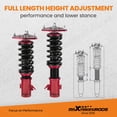 thumbnail image 4 of Maxpeedingrods Coilover 24-Step Damper Kit for Subaru Impreza WRX GDA GDB 02-07, 4 of 6