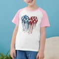 thumbnail image 2 of OKSALE July 4th T Shirts for Boys Size 10-12 Kids Girls 4th of July Shirt Toddlers Fashion American Flag Hearts Shirts USA Flags Tees for Kids Patriotic Short Sleeve T-Shirt 2-10 Years, 2 of 8