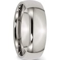 thumbnail image 4 of Titanium Polished 7mm Half Round Band (Size 10) Made In China tb22-10, 4 of 5