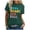 Green, variant on Womens T Shirts, Mama Short Sleeve Women Letter Print Round Neck Casual T Shirt Green S