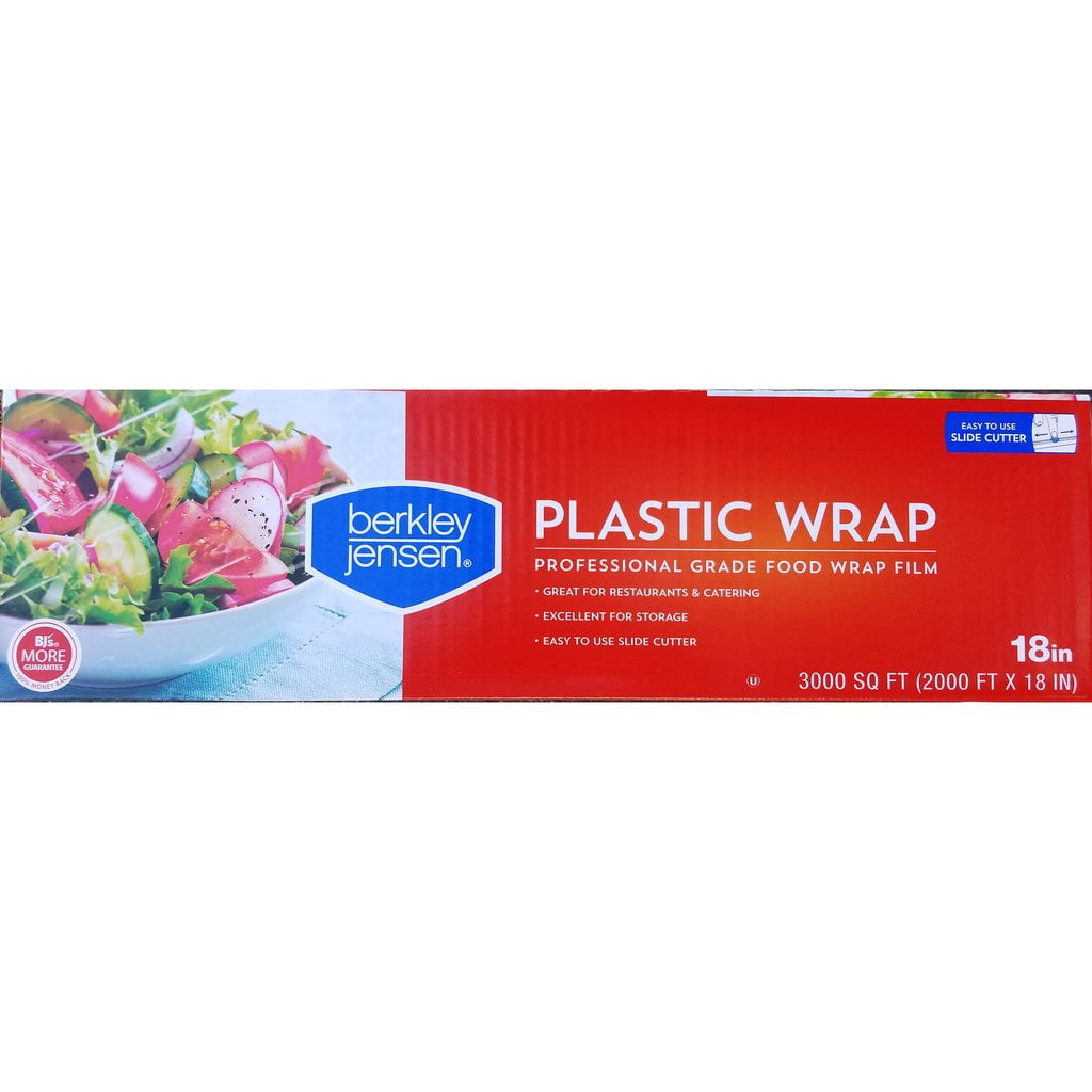 Berkley Jensen 18" x 3,000' Plastic Film Wrap Clear