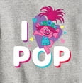 thumbnail image 3 of Trolls - I Love Pop Poppy - Toddler & Youth Crewneck Fleece Sweatshirt, 3 of 5
