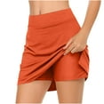 thumbnail image 2 of XuJwPNcy Tennis Skirts for Women Built-In Shorts High Waisted Gym Shorts with Linner for Athletic Skorts, 2 of 5