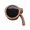 Coffee, variant on Aellinatey Summer Kids Sunglasses Cute Round Sunglasses with Plastic Frame UV Protection