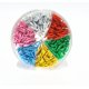 thumbnail image 4 of Clips de papel revestidos de color, 300 por tina, abrazadera para papel de oficina, 4 of 5