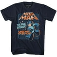 thumbnail image 1 of Mega Man Graphic Blu Bomber Navy Adult T-Shirt, 1 of 2