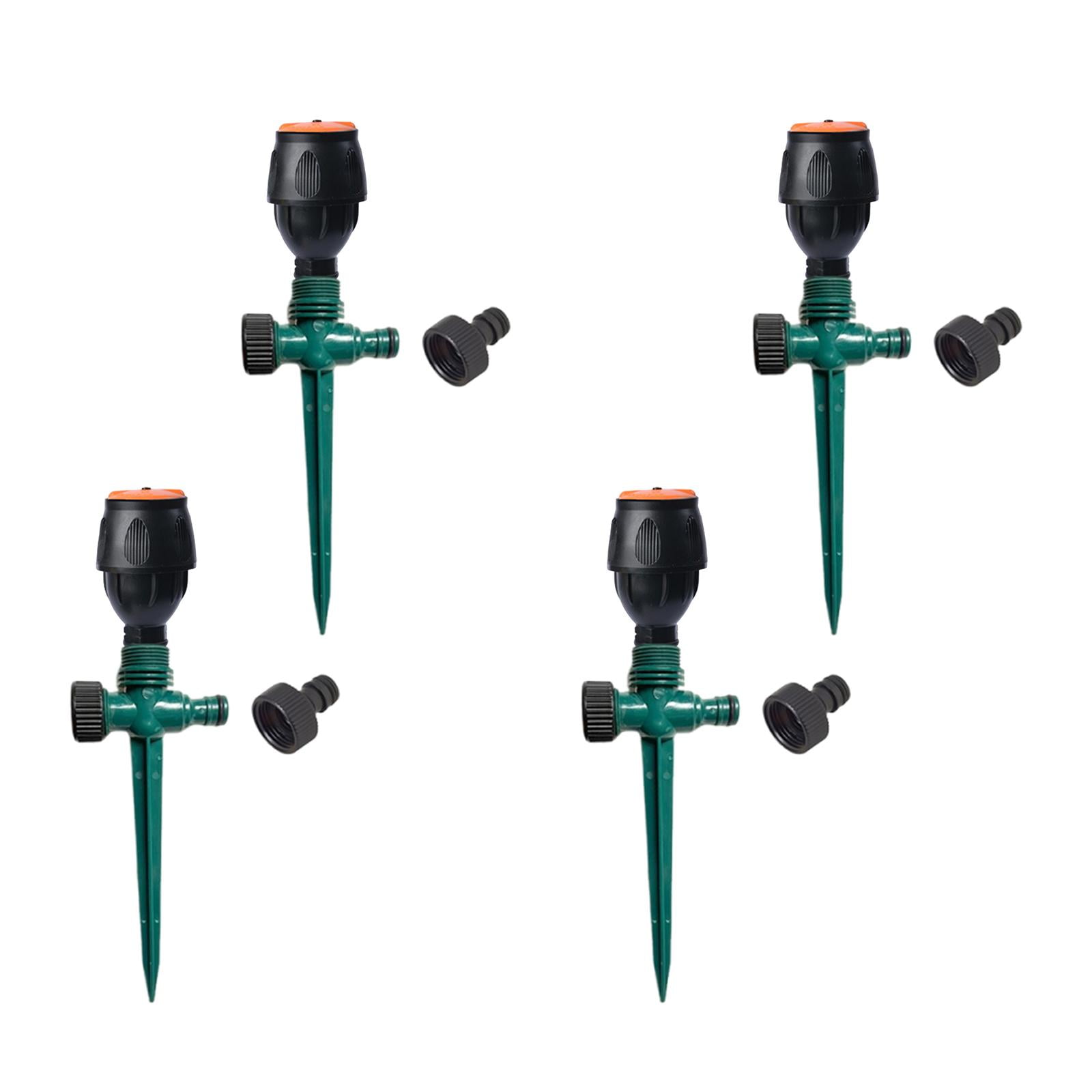 Bothyi 4x Rotating Garden Sprinklers Lawn Sprinklers Gardening Tools Versatile Supplies Green
