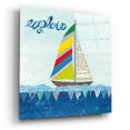 thumbnail image 2 of Epic Art 'Rainbow Spinnakers IV' by Courtney Prahl, Acrylic Glass Wall Art, 12"x12", 2 of 8