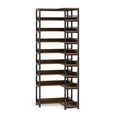 thumbnail image 4 of Yardi Yarda 9-Tier Corner Shoe Rack, Freestanding Shoe Storage Shelf, L-Shaped Shelf, Black & Brown, 4 of 4
