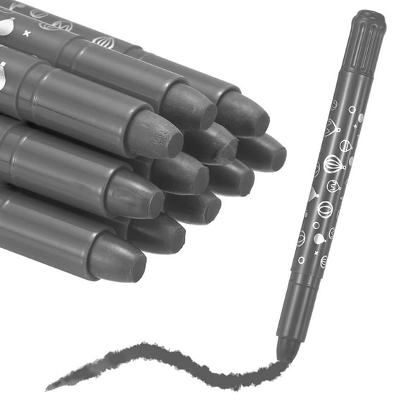 Uxcell Twistable Crayons, Twist Crayons Gel Watercolor Set Washable Silky Smooth for Arts Drawing DIY Craft Project Coloring Supplies Gift(Silver Tone, Pack of 11)