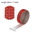 thumbnail image 2 of Unique Bargains 3Roll 1 Yard 8mm Self Adhesive Crystal Rhinestone Ribbon for Crafts Project, Red, 2 of 5