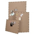 thumbnail image 3 of Linon Burlap Nailhead Corkboard, Large Size, Assembled, 3 of 3
