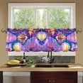thumbnail image 7 of Ryvnso Conch Seashells Curtains Sets Short Curtain Rod Pocket Half Window Cafe Farmhouse Tier 2 Panels 57"W x 36"L, 7 of 7