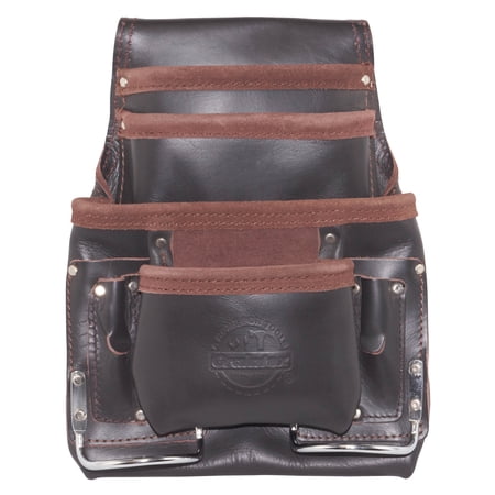UPC: 0819972020141 | Graintex 10 Pocket Nail & Tool pouch Oil Tanned Leather