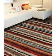 Shag Rainbow Area Rug, Multi