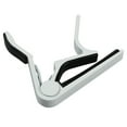 thumbnail image 4 of 1Pcs White-Handed Guitar Capo Clip Trigger with Quick Change & 10 Pcs Stylish Colorful Celluloid Guitar Pick 0.71mm, 4 of 7