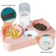 thumbnail image 2 of Cuencos para gatos, cuenco para mascotas, cuenco para mascotas, cuenco para gatos para agua y comida, 3 en 1, dispensador de agua automático perfecto, cuello protector inclinable para gatos y perros,, 2 of 4