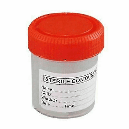 

5/50Pcs HOSPITAL URINE SAMPLE COLLECTION CUP 40/60/100/120ML BOTTLES POTS CONTAI