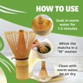 thumbnail image 3 of Batidor de bambú para matcha de 2 unidades BlendWell, 100 púas, 3 of 6