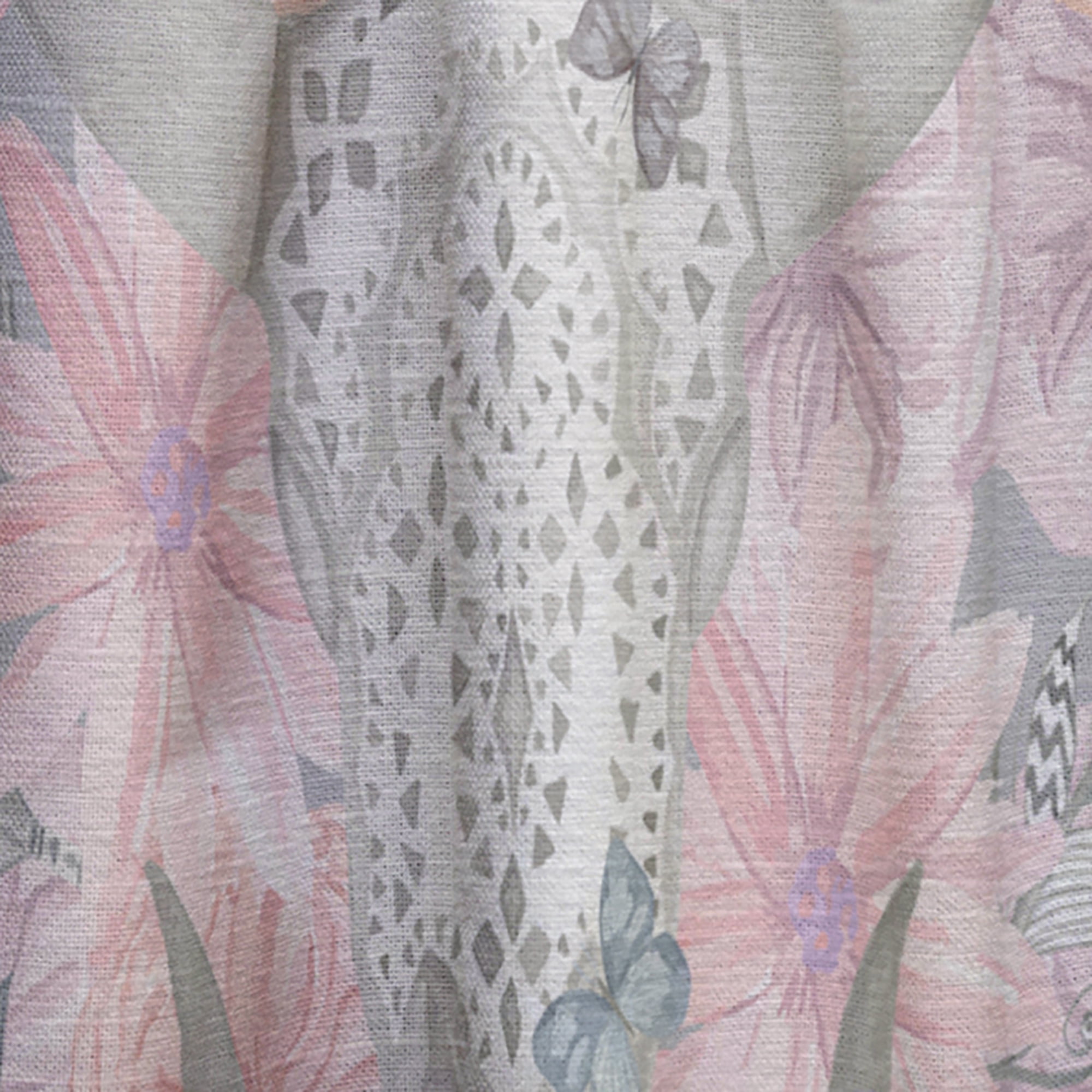 Designart 'Blossom Pink XXV' Bohemian & Eclectic Curtain Panel
