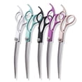 thumbnail image 3 of Ensemble de 6 Pcs Ciseaux de Toilettage en Acier Inoxydable pour Chien Chat, Or Rose, 3 of 8