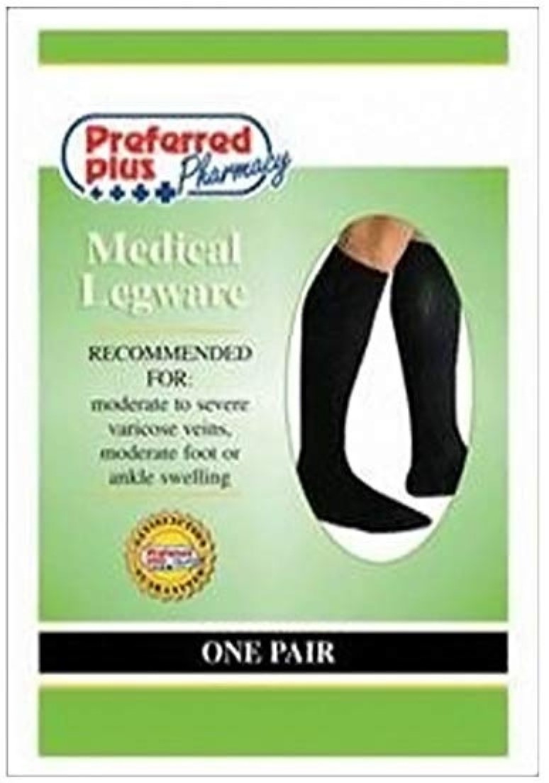 QCS Men's Medical Socks, XL, Navy