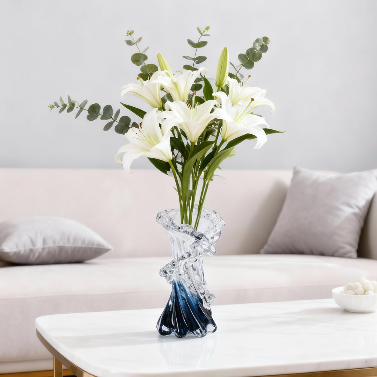 Dale Tiffany Kalmia Hand Blown Art Glass Vase - Walmart.com