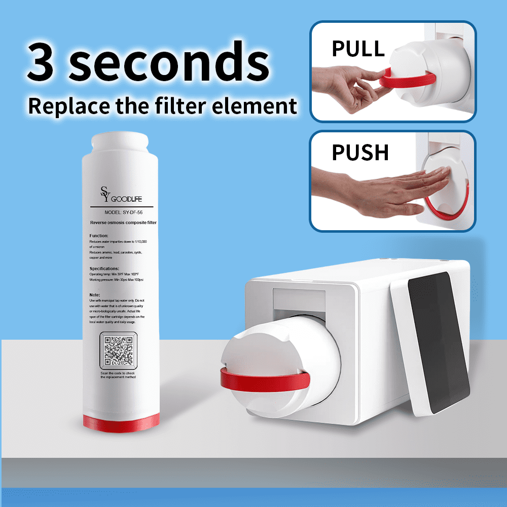 SY GOODLIFE DF-56 Reverse Osmosis System Under Sink Water Filter