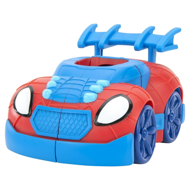  Marvel Spidey and His Amazing Friends 2 n 1 Web Strike Feature  Vehicle - Must-Have Toy for All Fans : Toys & Games