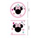 thumbnail image 2 of Set de artículos de fiesta Hysnol Pink Minnie con 20 platos y 20 servilletas, 2 of 5