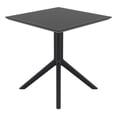 thumbnail image 3 of Compamia Sky 27 inch Square Dining Table in Black Finish, 3 of 4