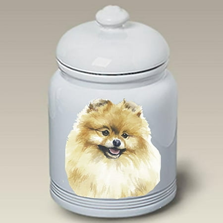 Pomeranian - Barbara Van Vliet Ceramic Dog Treat (Best Food For Pomeranian)