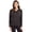 Black, variant on LCK00184 Coastline Epic Comfort Recycled Womens Hooded Shirt-Cardinal Red-XXXL