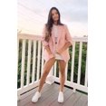 thumbnail image 2 of Womens Double Breasted Tweed Blazers Casual Long Sleeve Open Front Blazer Jackets Work Suits, 2 of 6