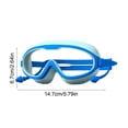thumbnail image 3 of Swimming Goggles, Anti Fog Wide View Swim Goggles with Clear Lens, Waterproof Training Swim Goggles for Adult Men Women Fitness Lap Swimming and Recreational Pool Use, 3 of 6