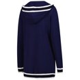 thumbnail image 3 of Women's Gameday Couture  Navy Illinois Fighting Illini Tri-Blend Rounded Stripe Cardigan, 3 of 4
