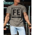 thumbnail image 3 of Gymish Ferrum Forever Workout T-Shirt for Men, Funny Gym Shirts, Lifting T-Shirt, Deadlift Tee, Men's Gym Shirt, Workout Tops, Powerlifting & Bodybuilding Tee, 3 of 6