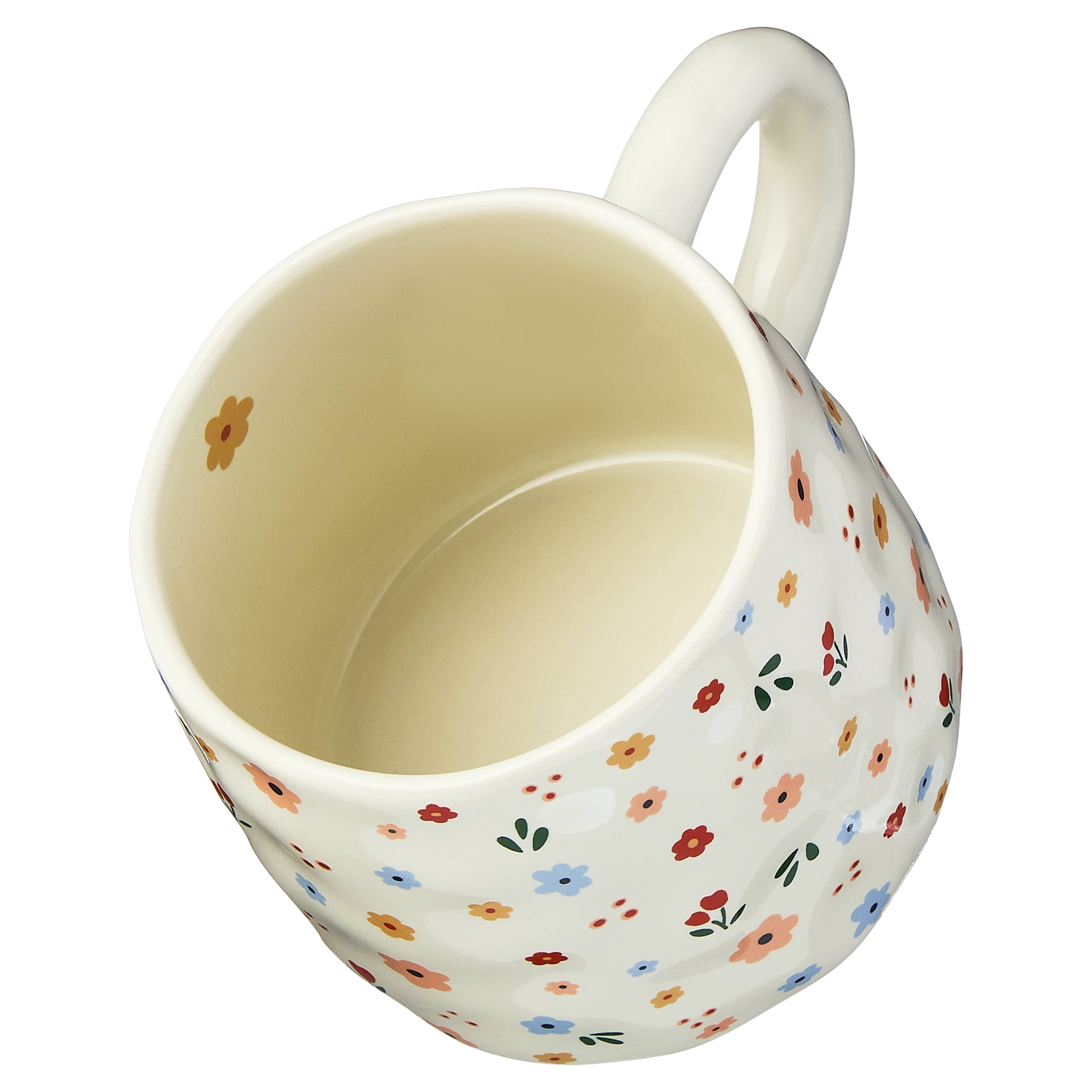 Mainstays Stoneware 13.5oz Floral Mug