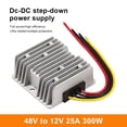 thumbnail image 3 of Sidaley 48V a 12V 25A Interior del coche Stepdown DC Converter Vehículo IP68 Regulador de voltaje a prueba de agua Módulo de suministro Accesorio de Vehículos, repuestos y accesorios Mis Sidaley VI017872-00, 3 of 6