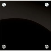 Enlighten Glass Dry Erase Markerboard - Black