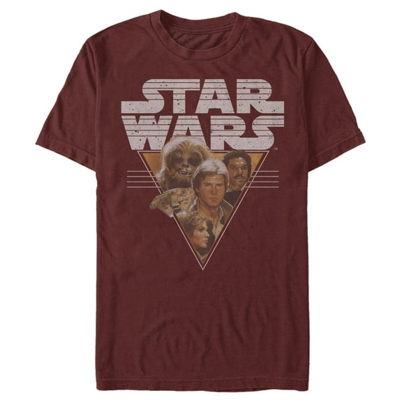 Men's Star Wars Frenemy Triangle  Graphic Tee Cardinal 2X Large
