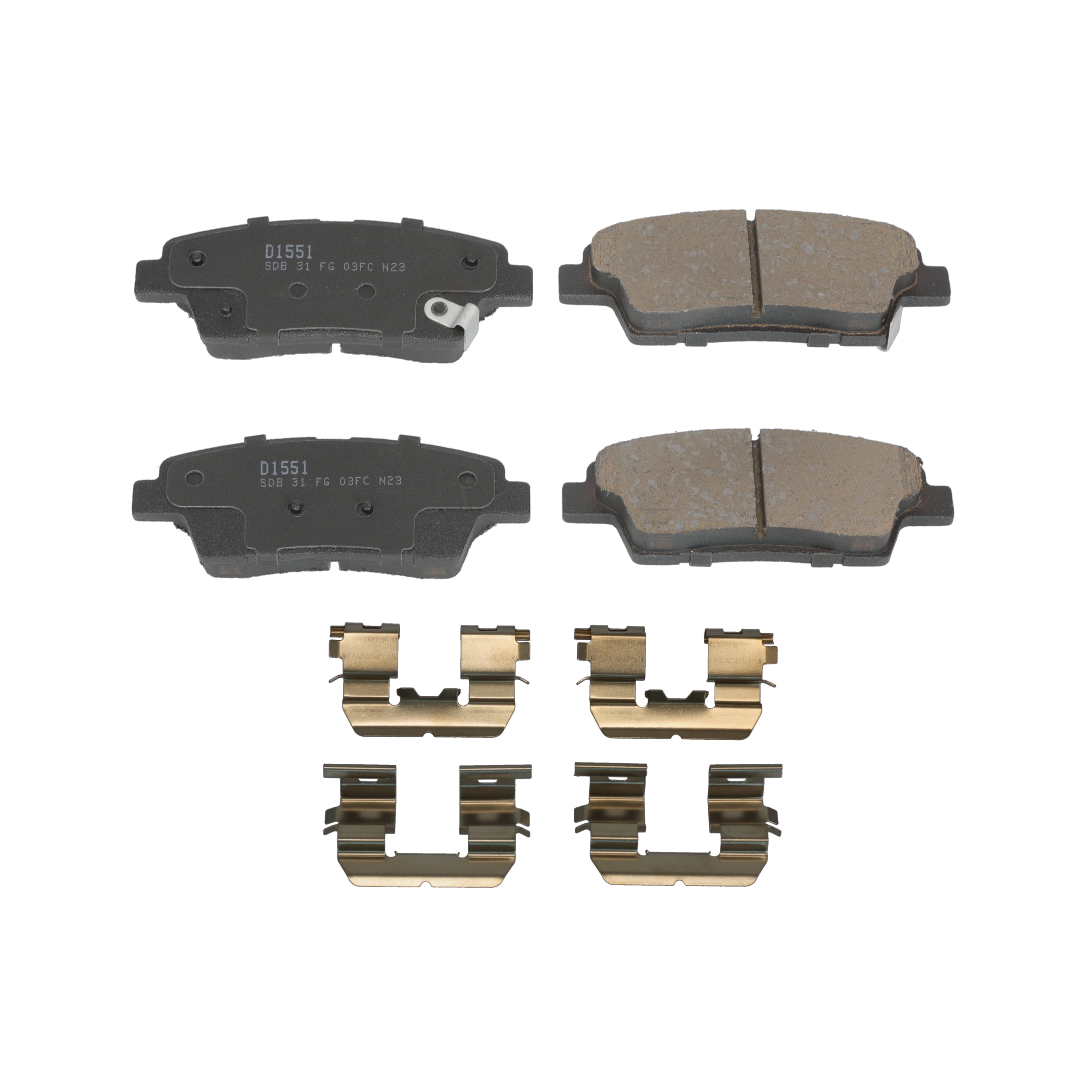 Winstop Brake Pad Set, Rear WS.1551.0.C, Hyundai Genesis 2016-2010
