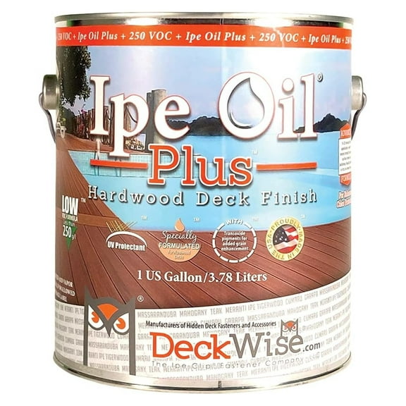 Ipe Oil Plus Hardwood Deck Semi-Transparent 250 V.O.C .Natural Finish (1-Gallon)
