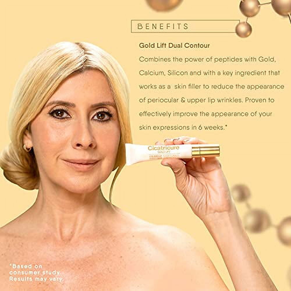 Cicatricure Gold Lift Dual Contour Eye and Lip Wrinkle Cream, 0.5