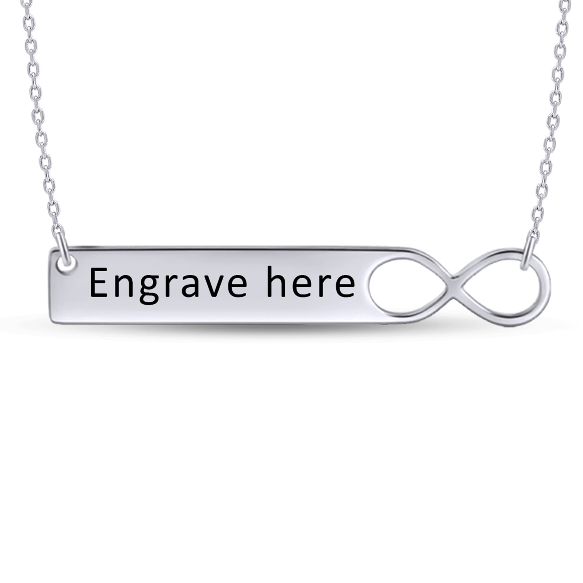 14k White Gold Over Sterling Silver 