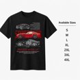 thumbnail image 4 of Men's Car Racing Graphic T-Shirt, Unisex Classic Fit Short Sleeve Tee, 4 of 9