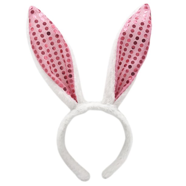 Orejas de conejo Adornos para el cabello Decoración de diadema de felpa flexible para fiesta de festival JShteea El nuevo